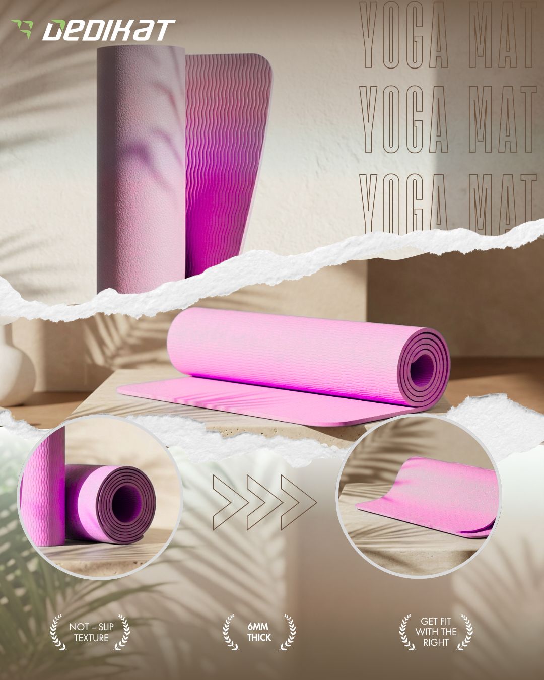 Dedikat Premium TPE Yoga Mat