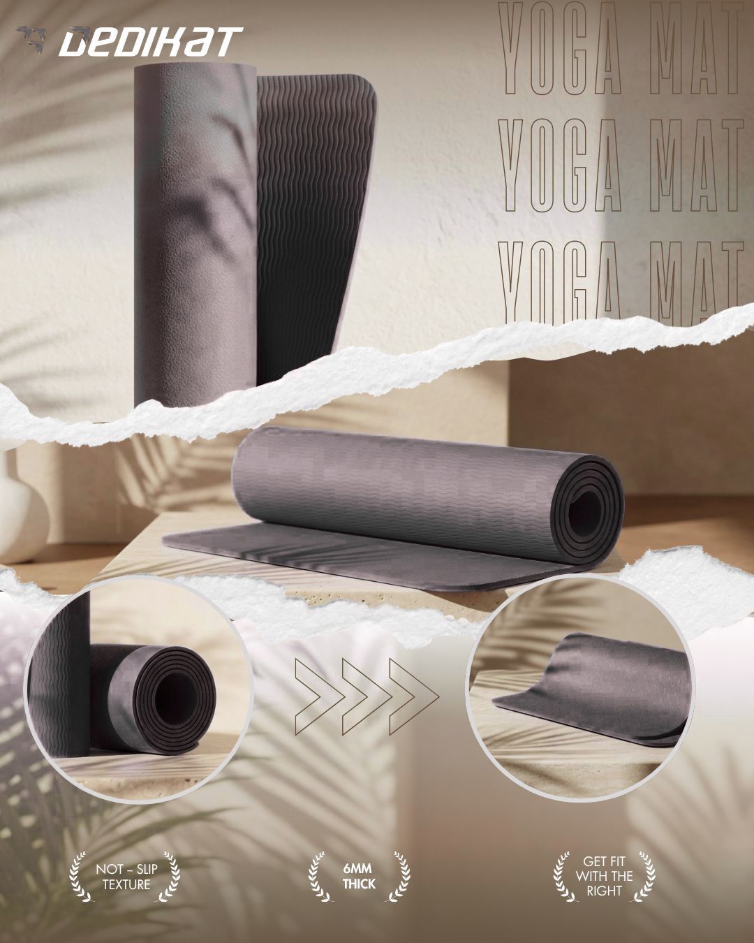 Dedikat Premium TPE Yoga Mat