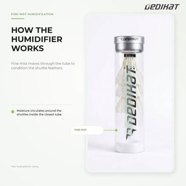 Dedikat Shuttlecock Humidifier – Increase Shuttle Durability