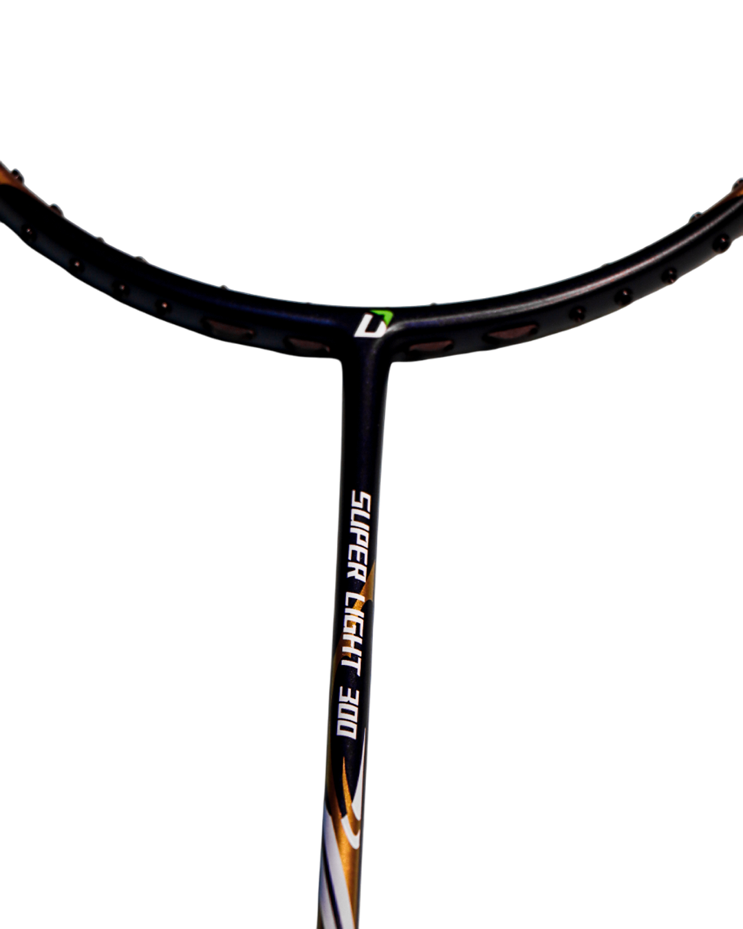 Close-up of carbon fiber frame and grip of Dedikat Superlight 300